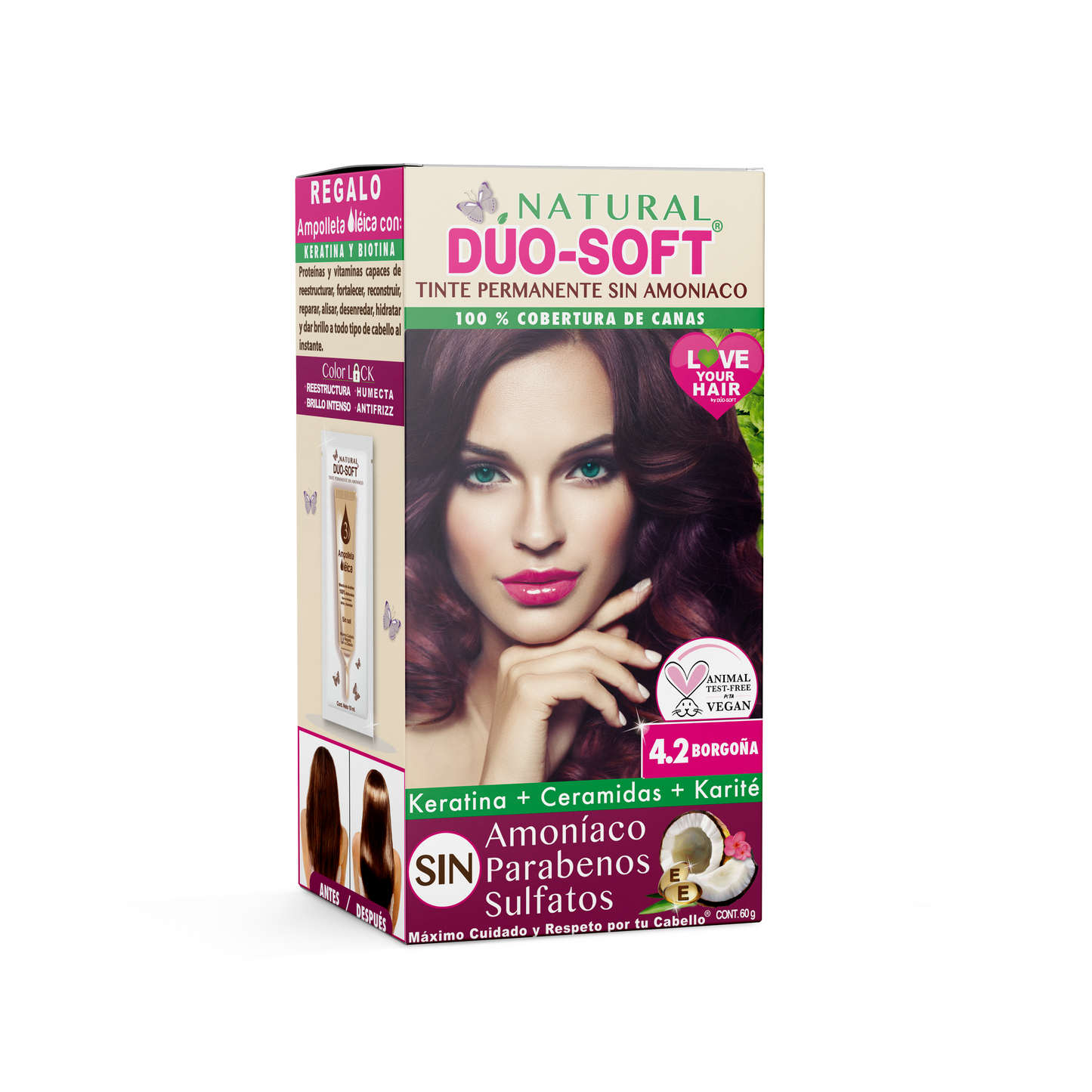 Tinte Natural Duo-Soft 0% Amoniaco y Parabenos