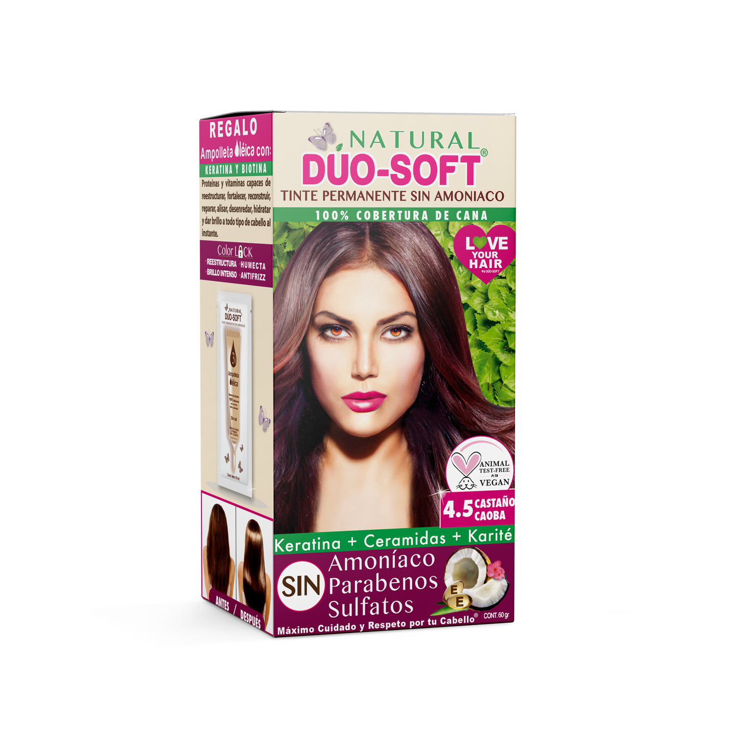 Tinte Natural Duo-Soft 0% Amoniaco y Parabenos