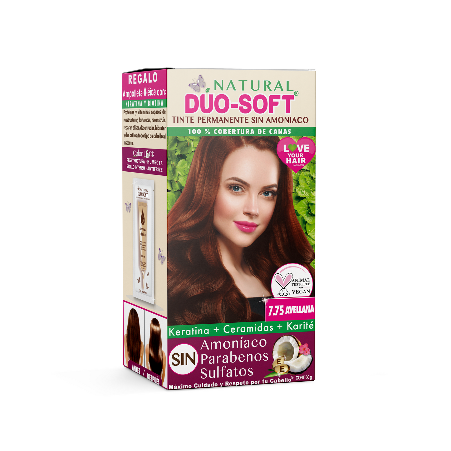 Tinte Natural Duo-Soft 0% Amoniaco y Parabenos