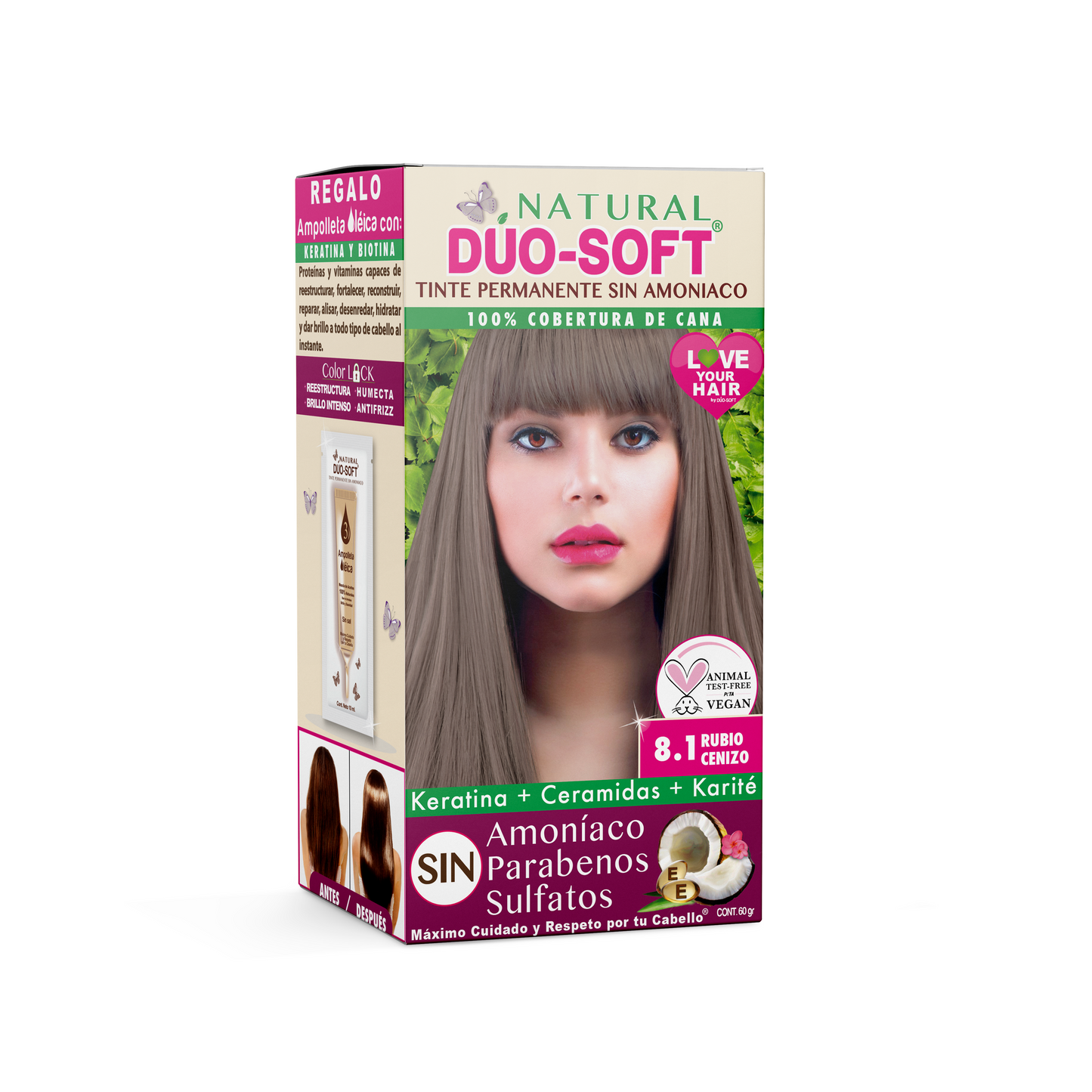 Tinte Natural Duo-Soft 0% Amoniaco y Parabenos