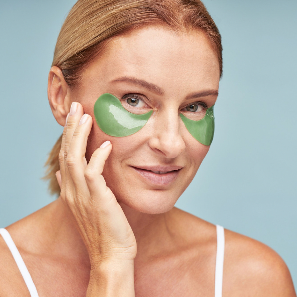 Mascarillas Revitalizantes para Ojos con Aloe Vera, Colágeno y Alantoína