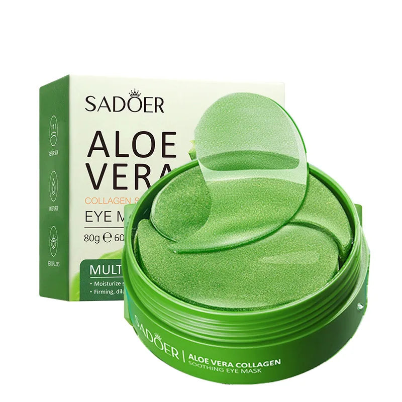 Mascarillas Revitalizantes para Ojos con Aloe Vera, Colágeno y Alantoína